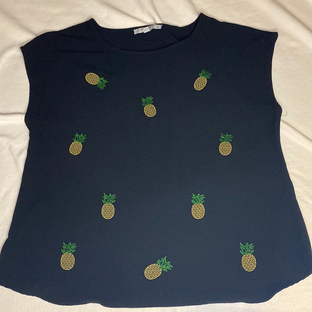 🍍🍍Pineapple blouse!! XL